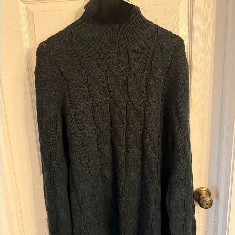 Massimo Piombo Men's Cable-knit Turtleneck Sweater Heavyweight SZ XXL NWT